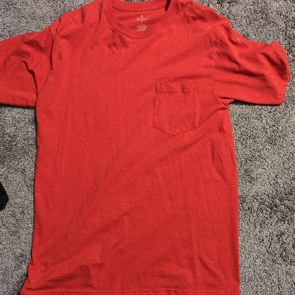 Red mens Tshirt